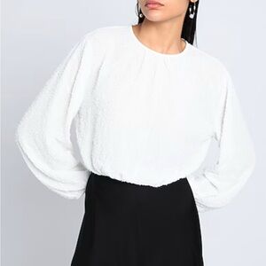 & Other Stories White Beaded Top